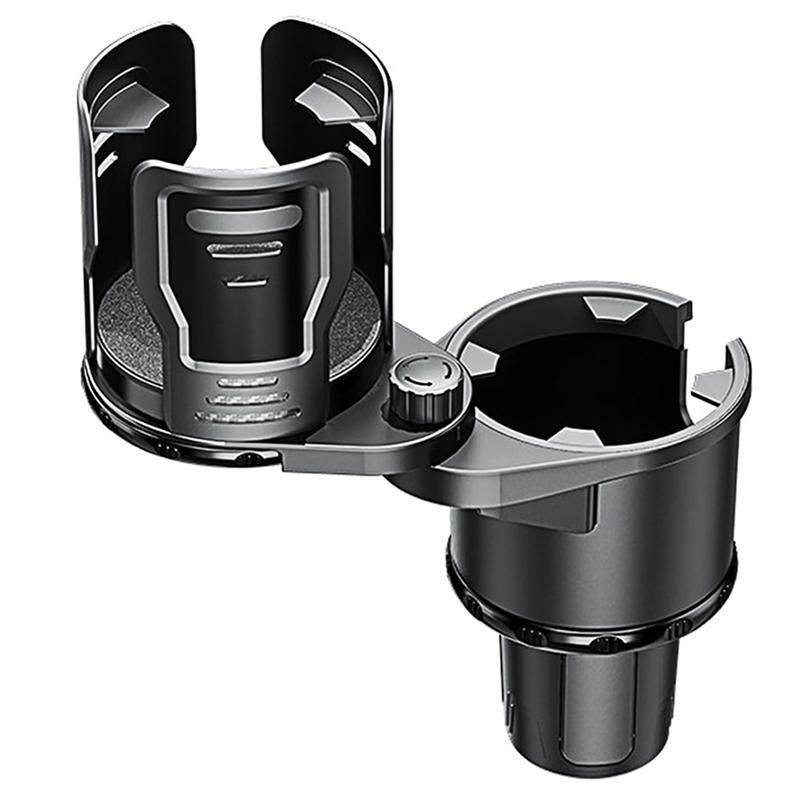 

A25F-Cup Holder Expander For Car 40 Oz Car Cup Holder Extender Adapter With Adjustable Base чорний