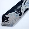 Fashion Necktie for Girls Cosplay Anime Party Nine Tailed Foxes Pattern Neckwear