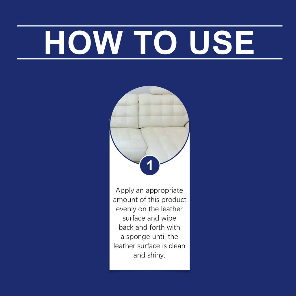 Leather Care Balm Household Cleaning, Maintenance, Brightening, Degreasing, Leather Shining Care Balm