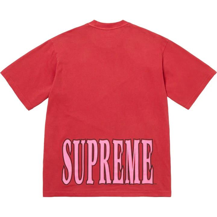 Supreme Cracked Stretch S/S Top Red