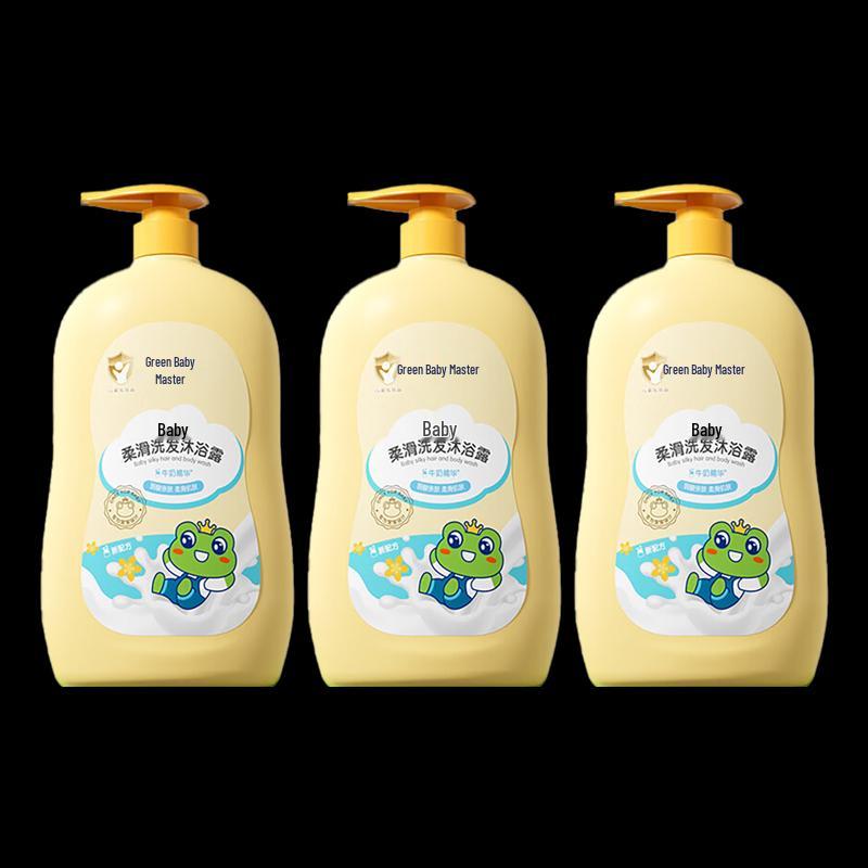 Frog Prince Baby Milk 2-in-1 Shampoo & Body Wash 3x310ml