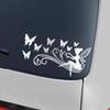 Creative Fairy Butterfly Flower Car Sticker Vinyl Anti Scratch Design Decals Auto Motorcycles Truck Exterior Styling Accessories