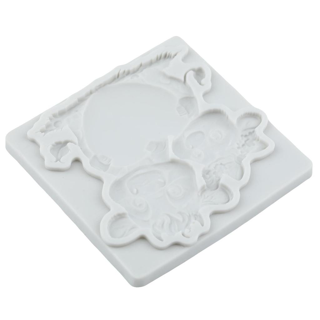 Cow Silicone Mold Cattle Love Heart Fondant Molds Cake Decorating Tools Cupcake Topper Candy Sugar Craft Gum Paste Polymer Clay