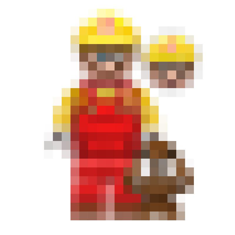 Kdl805 Building Block Minifigure Small Particle Mosaic Cartoon Doll Toy Bag K2033-2038