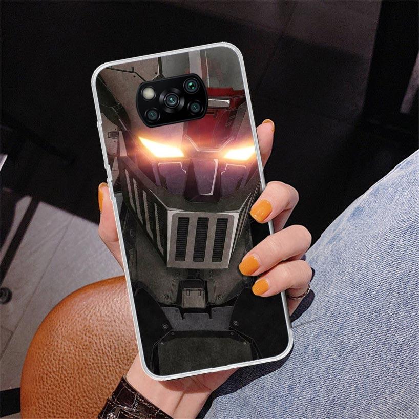 Manga Mazinger Z Anime Phnoe Case for Xiaomi Poco X5 X6 X7 Pro X4 Gt F7 Ultra M8 M7 Redmi 15C 15 13C 13 12C 12 Unique Cover Coqu