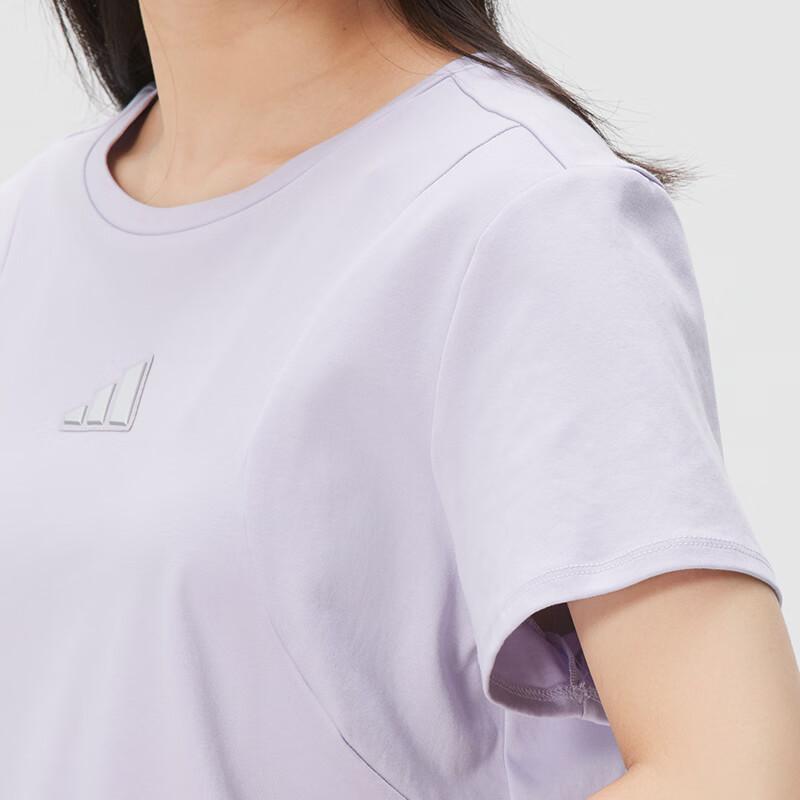 Adidas Round Neck Breathable Pullover Short Sleeve Regular T-Shirt Women Tops KX2758