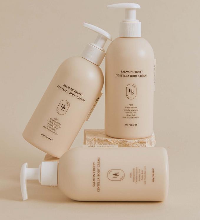 HEVE BLUE Lachs Fruchtig Centella Körpercreme 300ml