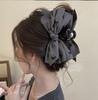 Ladies' High-end Style Bow Clip, New Hair Clip, Shark Clip At the Back of the Head, Autumn and Winter Hair Accessories, Bow Clip