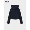 FILA Women's Knitted Hooded Long Sleeve T-Shirt