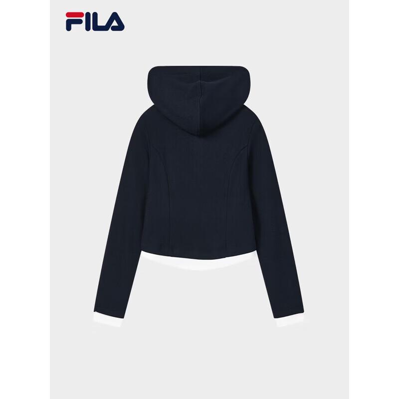 FILA Women's Knitted Hooded Long Sleeve T-Shirt