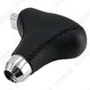 Black PU Leather Automatic Gear Shift Knob Shifter Handle Lever Stick Universal