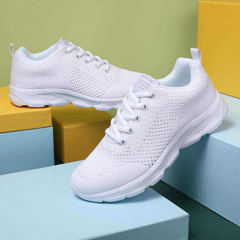 New summer breathable mesh soft-soled sneakers comfortable single mesh mother shoes 35