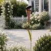Yousheng Carnivorous Plant Garden Stake, Metal Pitcher Plant Sculpture, Insectivorous Plant Yard Art Stake, Outdoor Decoration for Lawn Patio Yard