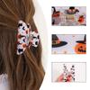 Headwear Funny Halloween Hair Claw Pvc Spider Pumpkin Themed Gripper Hat Shape Geometry Skeleton Shark Clip Women