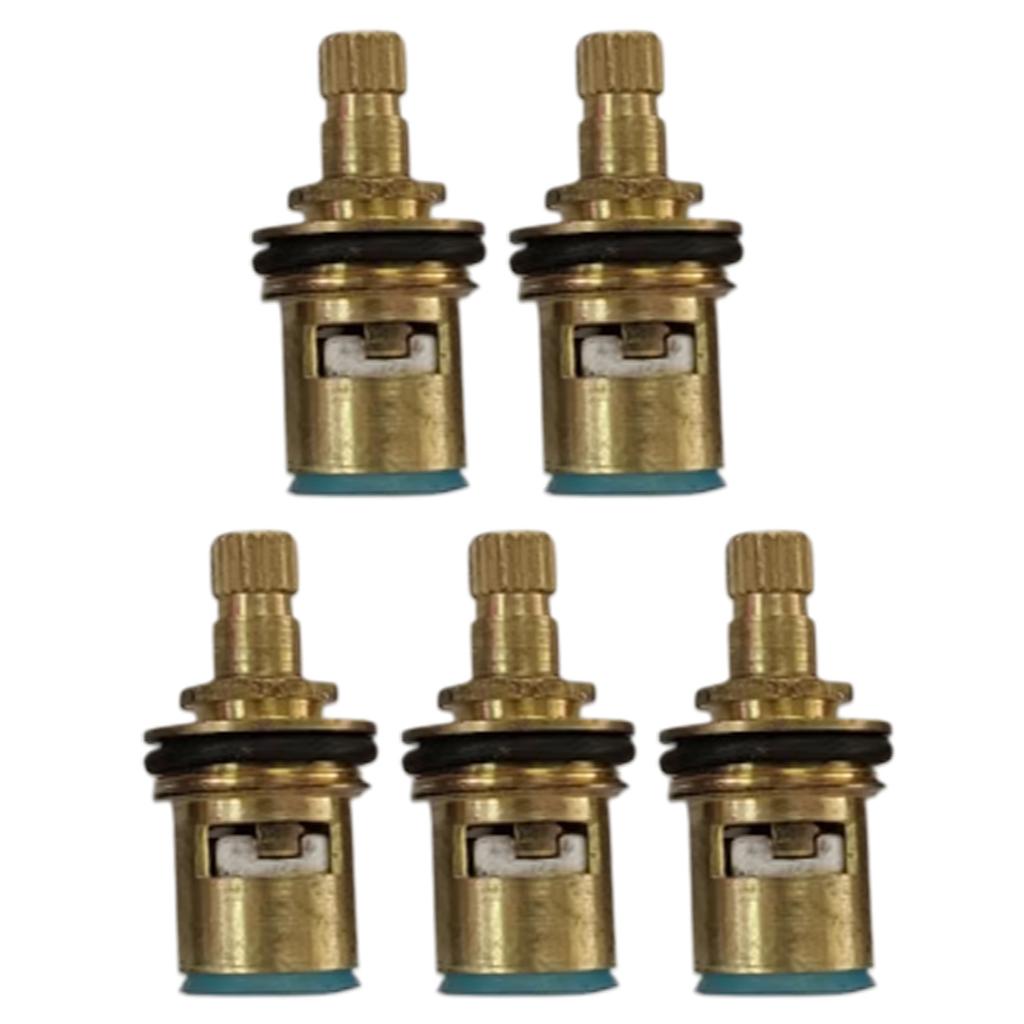 Tap Cartridge Replacement Gold Thickened Brass Mixer Valve Hot & Cold Faucet Valves Repair Tool for Universal Faucet Use