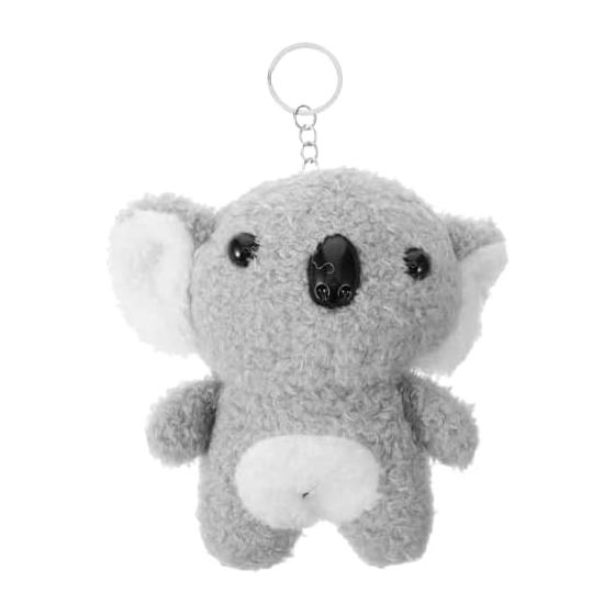 Healeved Koala Plush Keychain Bag Pendant 5 Inch Lightweight Soft for Children Kids Party Favors