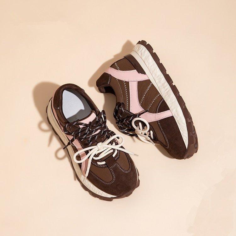 7Cm height increase small women's shoes Forrest Gump shoes women's thick-soled German training shoes casual versatile sports shoes dad shoes