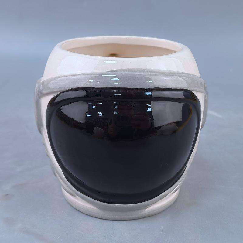 Astronaut Astronaut Ceramic Mug Embossed Planet Milk Cup 3D Helmet Shape Tea Cup Water Cup Coffee