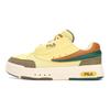 FILA Sunflower Mix Synthetic Leather Trendy Color Block Low-Top Casual Shoes Men sneaker Yellow Green F12M324203FCC