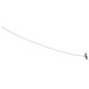 50pcs Candle Wick Pre Waxed 20cm Low Smoke Metal Sustainer Tab for DIY Candle Making