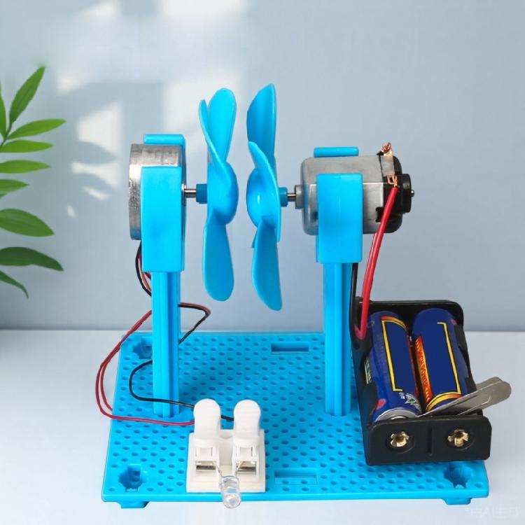 Wind Power Model Kits Kids STEM Physics Experiment Educational Toy Easy Assembly Science Education Tool