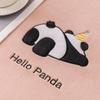 Modern Universal Non-slip Sofa Towel Chenille Solid Color Couch Cover for Living Room Four Seasons Panda Embroidery Sofa Cover