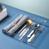 Transparent Acrylic Utensil Organizer - Chopstick, Spoon, Fork, Spatula Holder for Kitchen Drawer.