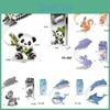 Dinosaur 3d Animal Model Craft Kit Diy Paper Jigsaw Puzzle Kid Educational Toy