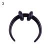 Unisexe C forme Septum Buffalo cône expanseur Piercing nez anneau Stud bijoux