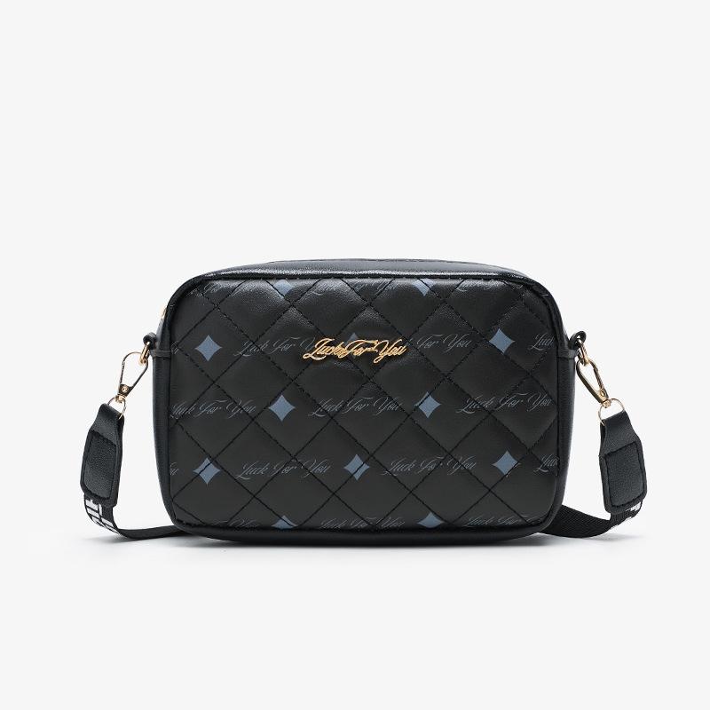 

Rhombus suitable for single shoulder crossbody camera bag versatile niche women s bag чёрный