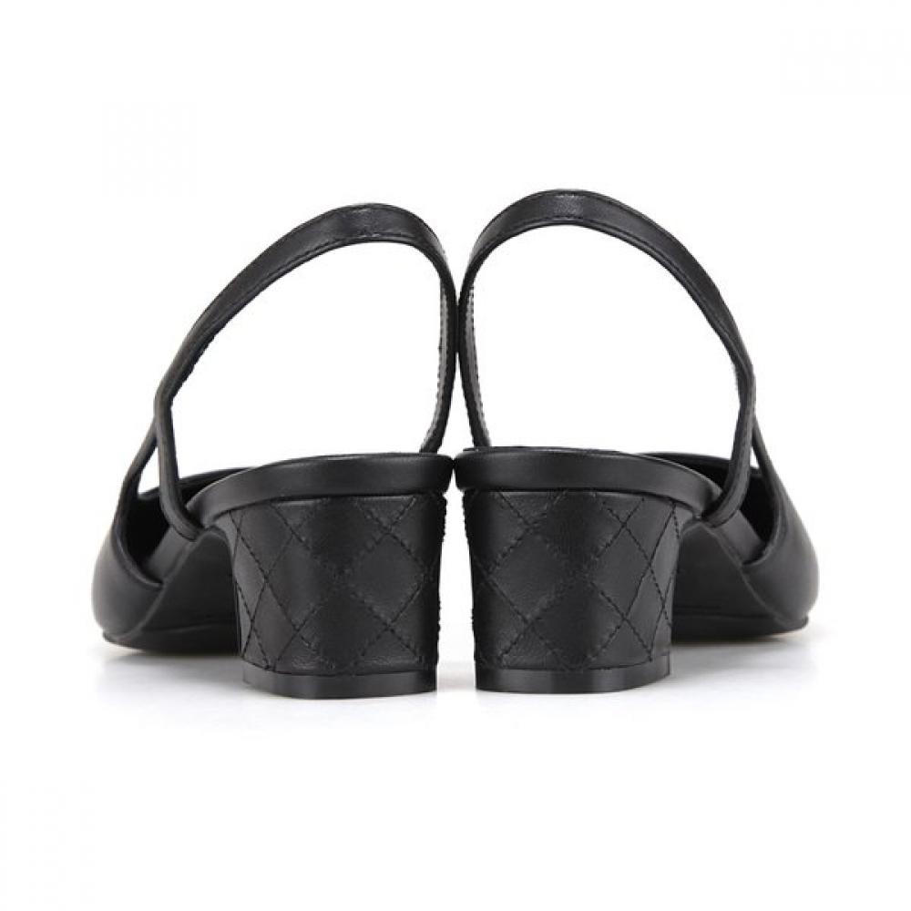 Barbara Basic Slingback Sandals Color Combi 4.5cm 4 Colors Bbj204