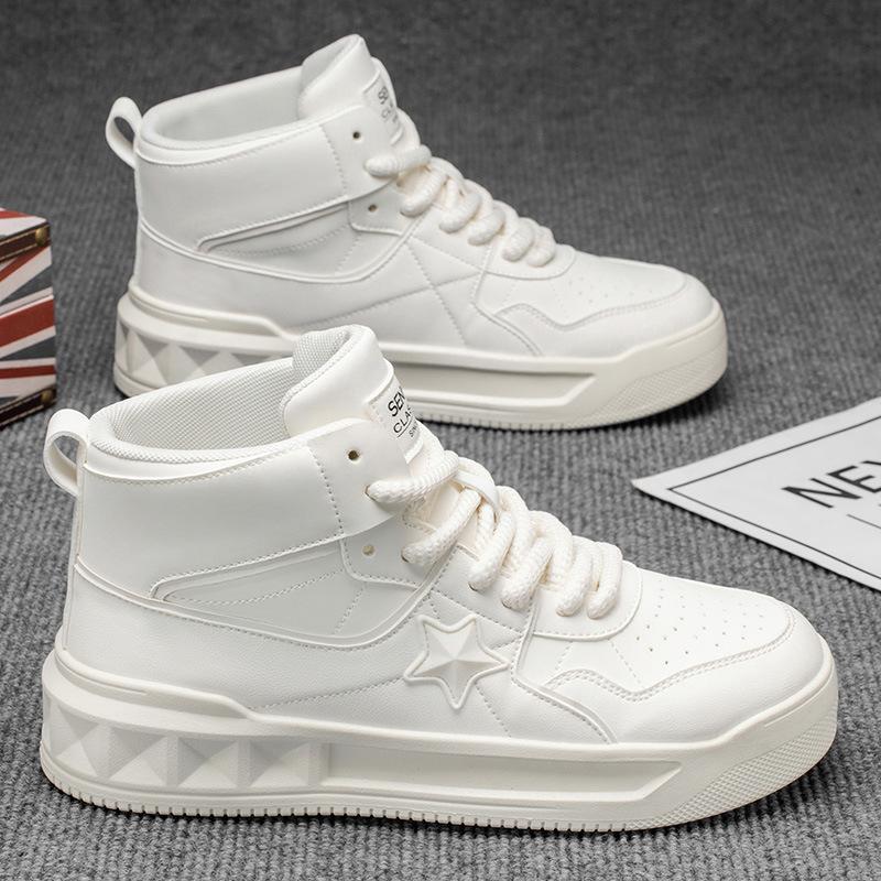 Youth Men Skateboard Shoes Platform High Top Sneakers Hot Sale Men Comfortable Casual Vulcanzied Shoes Man Leisure Shoes