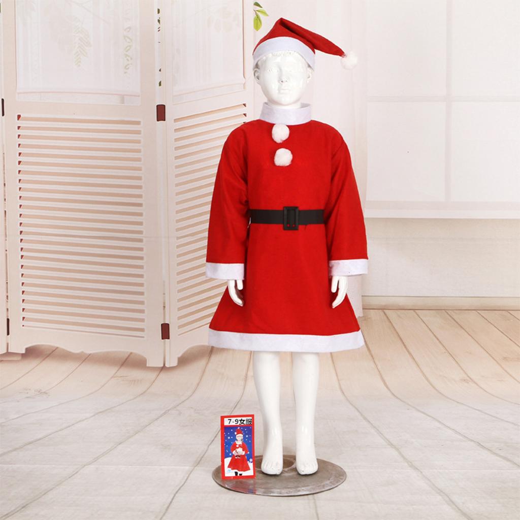 Newborn Santa Claus Costume Girl Infant Christmas Outfits Cute Baby Winter Baby Dress