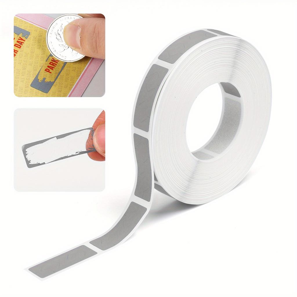 Self-Adhesive Scratch Off Label Sticker Scratch Cards Games