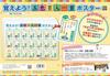 Hyakunin Isshu Posters Material That Can Be Used In the Bath A3 5 Sheets Let's Learn! Five-color Water-resistant Size,
