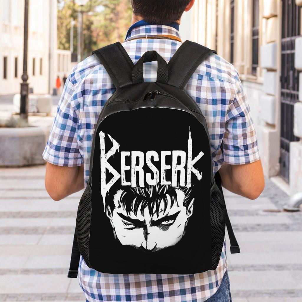 B-Berserkes Laptop Backpack Men Women Casual Bookbag for School College Student Adventure Bag