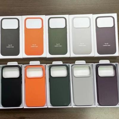 Orginal 1:1 för Magsafe Läderfodral för Apple IPhone 17 Pro Max 17Pro Magnetiskt Animationsskyddsfodral Funda INGEN LOGGA