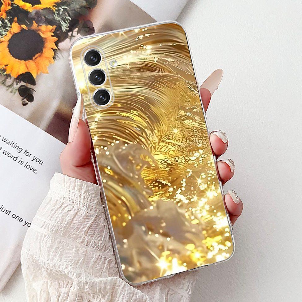 For Samsung A04s Case SM-A047M Clear Aesthetic Cute Cat Fashion Flowers Painted Back Cover For Samsung Galaxy A04s Phone Case