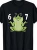 Men's Number 6 & 7 Graphic T-Shirt - Six Seven 67 Meme Casual Cotton T-shirt Hot Unisex T-Shirt