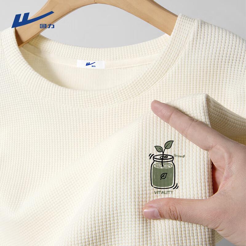 Warrior Men s Retro Waffle Knit T-Shirt L