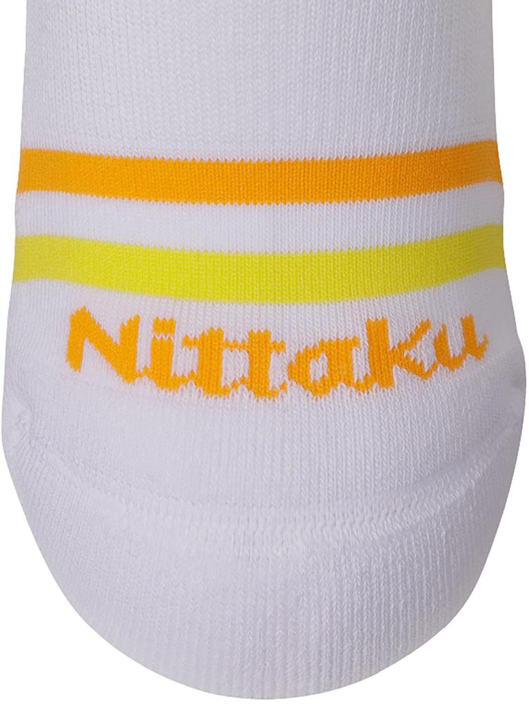 Nittaku Table Tennis Vertical Ankle L Socks, Socks, Moisture-Wicking, Quick-Drying, Antibacterial, Odor-Resistant, High-Gauge, Y-Heel, Length, NW2724,
