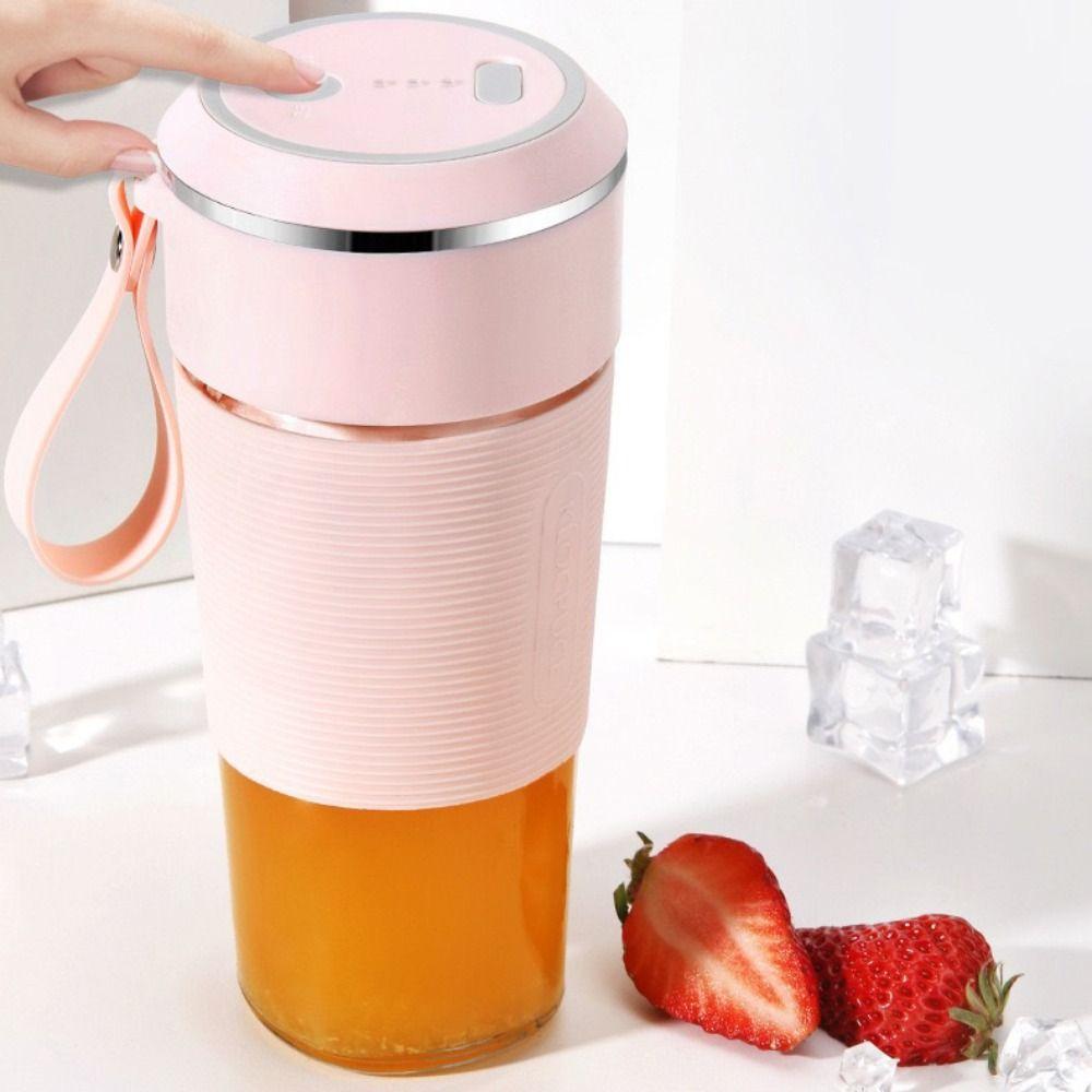 Rechargeable Fruit Juice Maker Wireless Juicer Machine Portable Smoothie Blender  Office