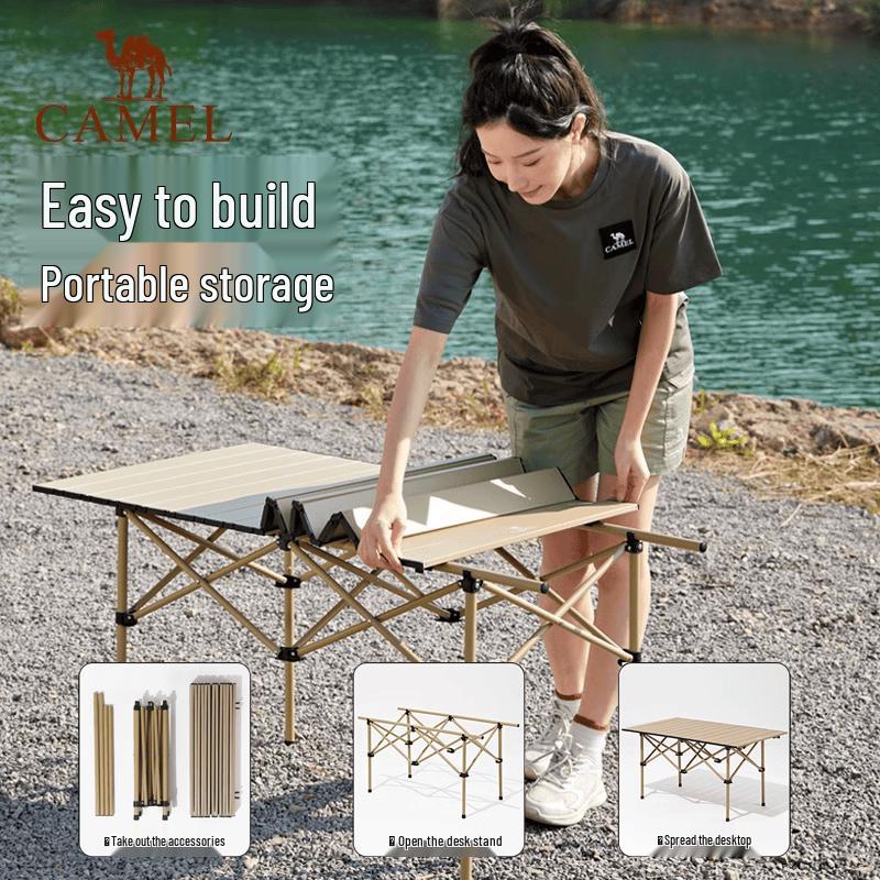 CAMEL Portable 5-Piece Camping Table and Chair Set