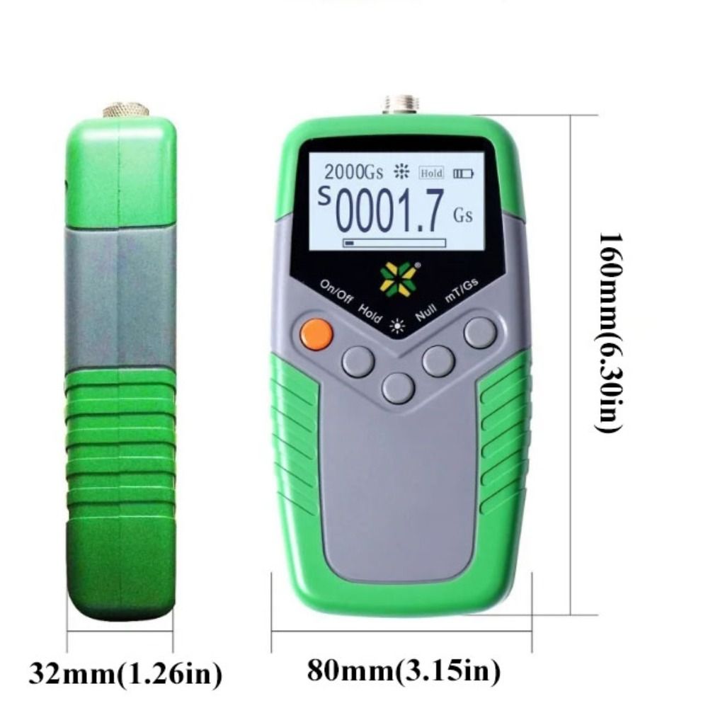 Magnetic Field Intensity Testing Digital Meter Portable Design Magnetic Flux Meter Quality Control