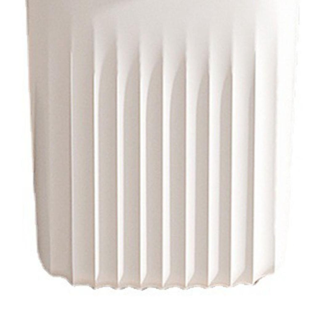 Trash Container Multifunctional Plastic Sqare Shape Garbage Can for Kitchen Toilet White Large Size