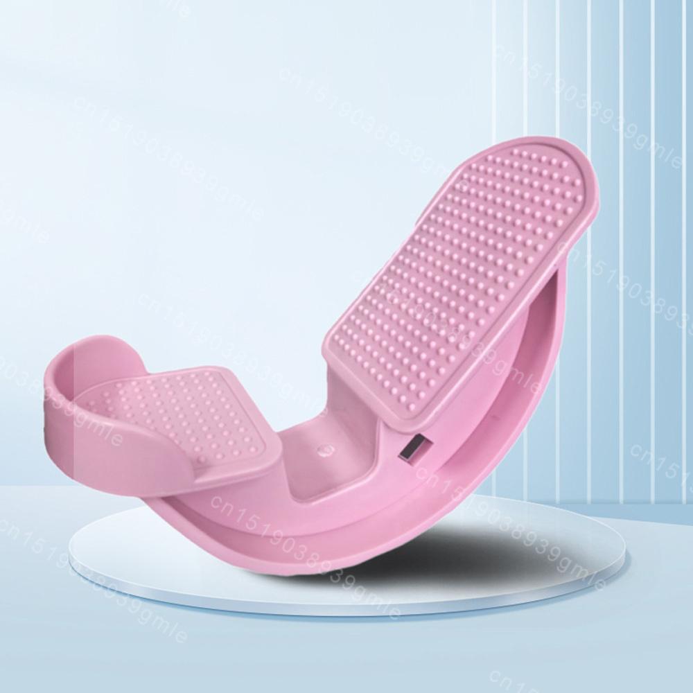 Portable Foot Rocker Stretch Board Calf Ankle Stretcher Pedal Balance Board for Yoga Gym Fitness Sports Recovery Massage Trainer