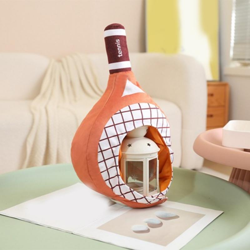 Lovely Tennis Racket Shape Hat Offering Warmth Breathability Hat for Various Outdoor Activity Christmas Gift for Girl