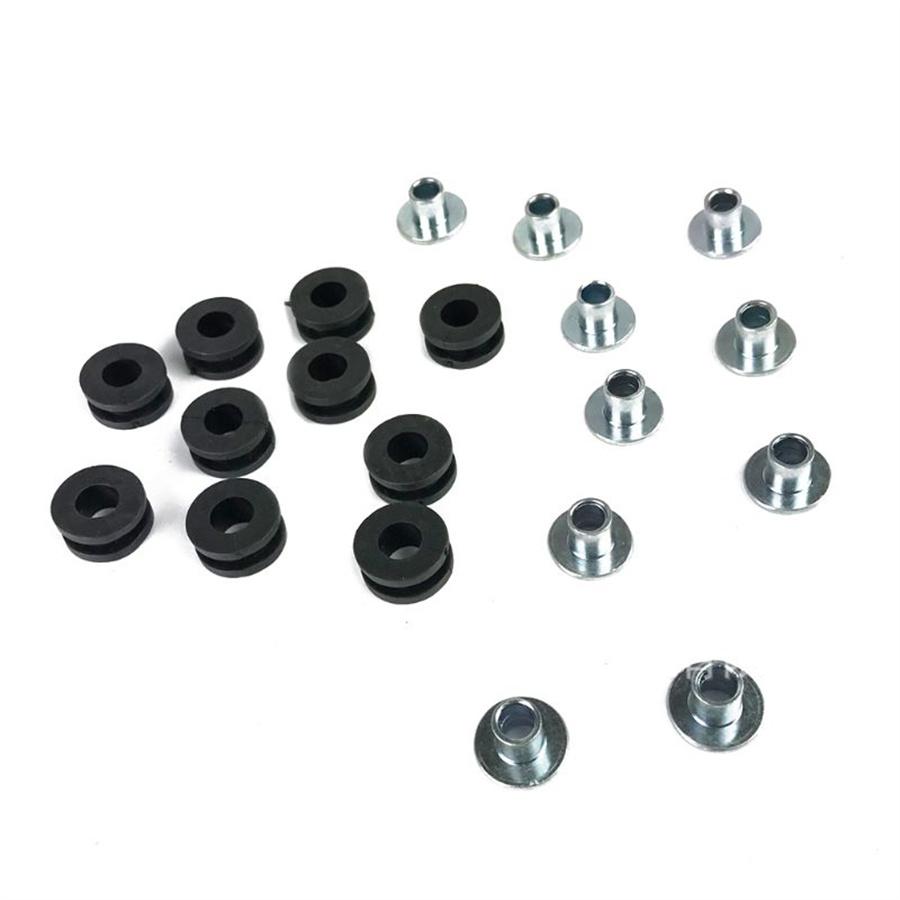 For Honda Yamaha Suzuki Kawasaki Fairing Motorcycle Rubber Grommets Bolt x 10