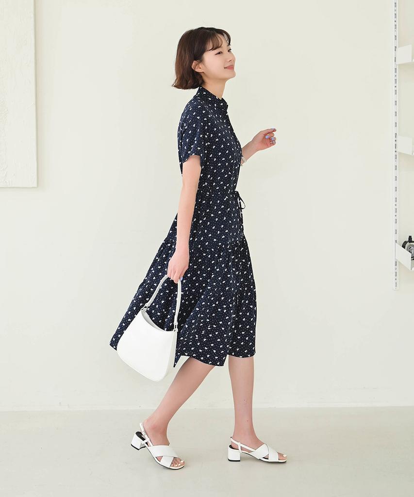 Ppaeppae Dot Flower Long Dress