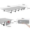 MOON LENCE Camping Outdoor Folding Camping Ultra Load Capacity Storage Carry Bag Disaster Gray Cot, Bed, Bed, Simple, Compact, Lightweight, 160kg,
